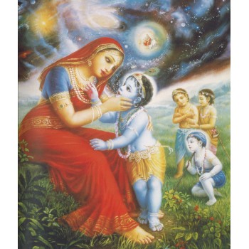 Krishna shows Yashoda the Universe